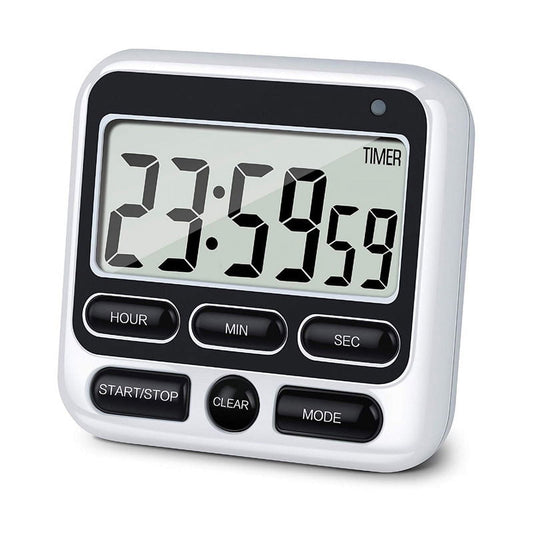 Digital Countdown Kitchen Timer -Count Up Down Magnetic Timer Clock for Cooking Baking Gym Students Black V1189-LWWAL-20260325-02099