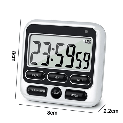 Digital Countdown Kitchen Timer -Count Up Down Magnetic Timer Clock for Cooking Baking Gym Students Black V1189-LWWAL-20260325-02099