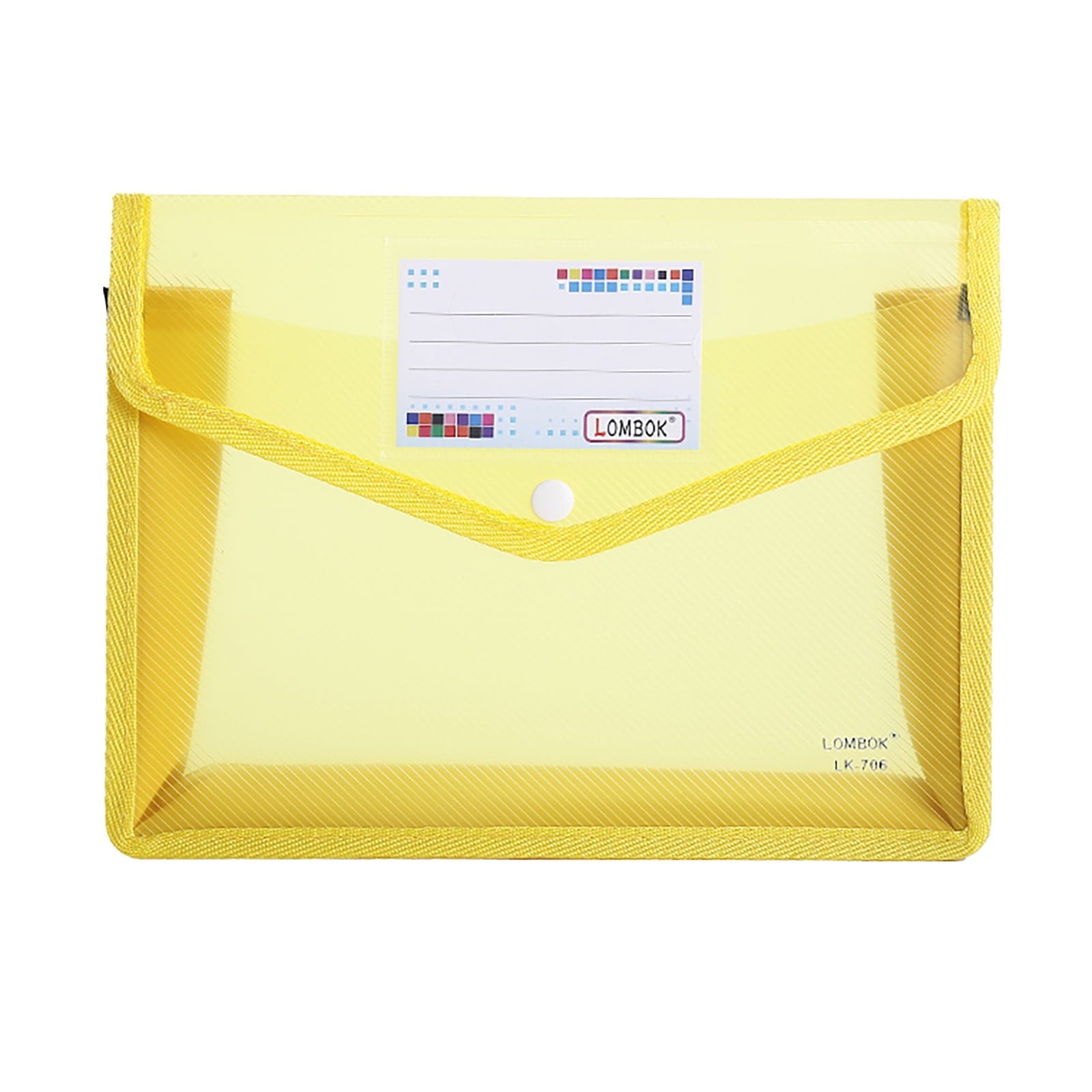 Back to College Yxwen Folder File with Snap Document Wallet Expanding File Button Folder Office & Stationery V1189-LWWAL-20260325-02108