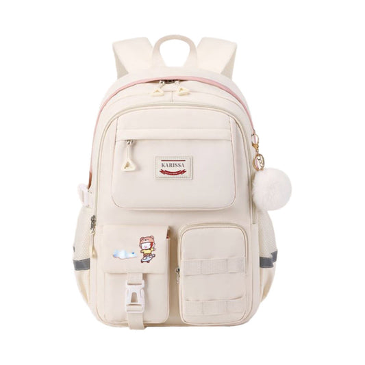 Back to College Yxwen school bag 17" Travel Backpack Carry on Laptop Backpack Overnight Bag Bag Casual V1189-LWWAL-20260325-02112