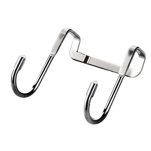 Jwdx 1 Hook Punch Over The Door Door Hanger Punching No Stainless Clothes Rack For Home One Size Silver V1189-LWWAL-20260325-02129