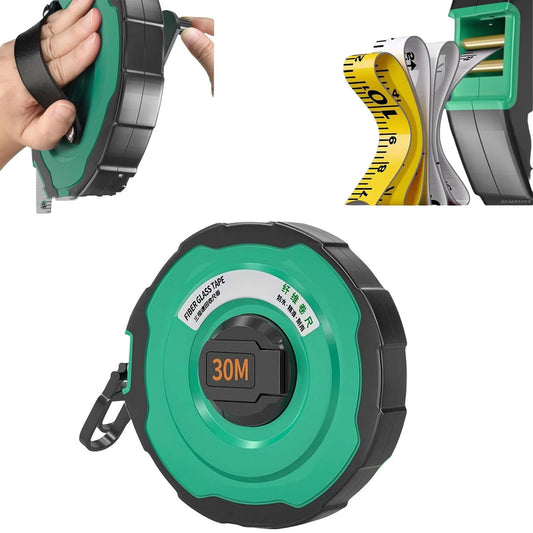 Disc Tape Measure a JWDX, 1 20M Measuring Tape Measuring Tape Metric Tape Measure Double Scale Soft Leather V1189-LWWAL-20260325-02144