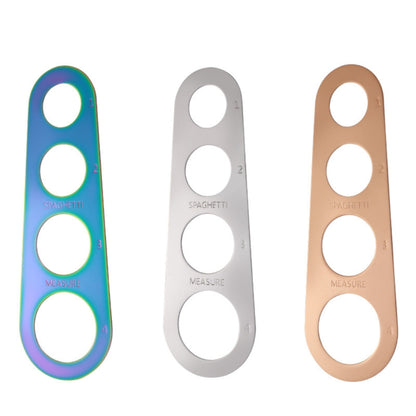 Spaghetti Measuring Ruler Rose Gold JWDX, 1*Spaghetti Measuring Ruler Stainless Spaghetti Measurer Tool Quick V1189-LWWAL-20260325-02160