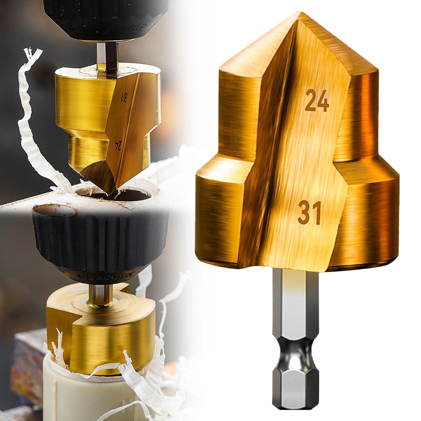 Combination Drilling Tap and Tap Drill Bit Set C JWDX, Combination Drill Tap & Tap Bit Set Screw Tapping Bit V1189-LWWAL-20260325-02172