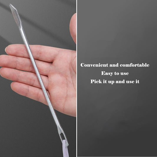 JWDX, Rope Threading Tool*1 Stainless Threader Easy Pull Bodkin Needle Threader Tweezer Metal Bodkin Ribbon V1189-LWWAL-20260325-02189
