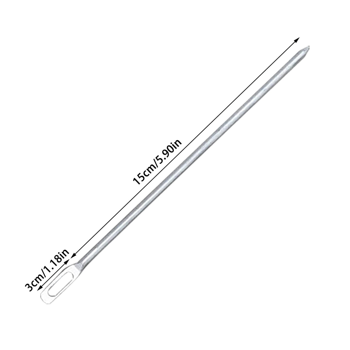 JWDX, Rope Threading Tool*1 Stainless Threader Easy Pull Bodkin Needle Threader Tweezer Metal Bodkin Ribbon V1189-LWWAL-20260325-02189