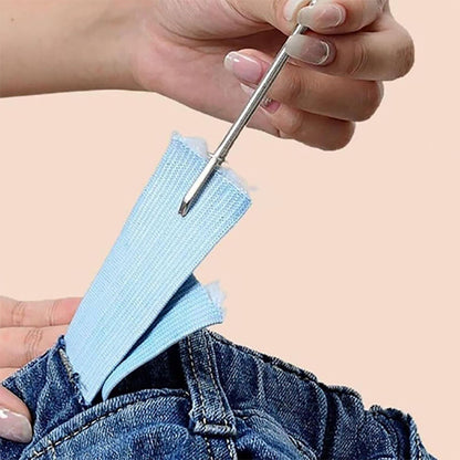 JWDX, Rope Threading Tool*1 Stainless Threader Easy Pull Bodkin Needle Threader Tweezer Metal Bodkin Ribbon V1189-LWWAL-20260325-02189