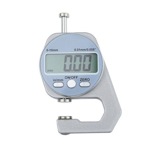 Thickness Meter Precision Digital Thickness Gauge High Precision Electronic Micrometer (Flat Head 0-10Mm) V1189-LWWAL-20260325-02203