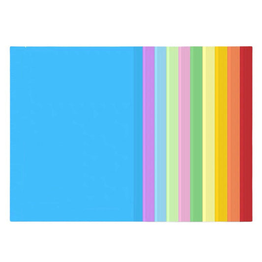 Colorful 10 Colors A4 Copy Paper Printing Paper 100Pc Paper 100 Pieces Copy Paper No Odor Diy Side Use V1189-LWWAL-20260325-02213