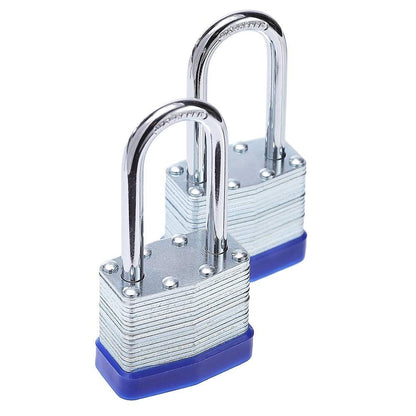 40Mm Thousand Layer Lock 2Pc 2X Dust Lock Laminated Key Lock 2 Same Key Padlocks Long 2 Pack JWDX One Size V1189-LWWAL-20260325-02215