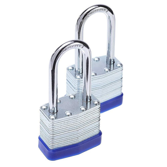40Mm Thousand Layer Lock 2Pc 2X Dust Lock Laminated Key Lock 2 Same Key Padlocks Long 2 Pack JWDX One Size V1189-LWWAL-20260325-02215