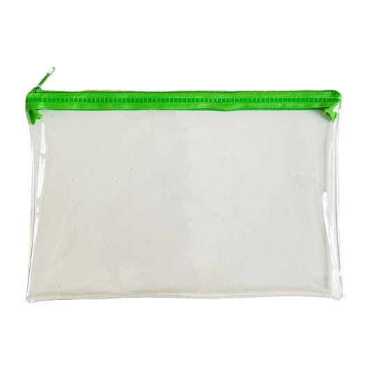Transparent Pencil Case Zipper Bag Green 1 Transparent Pencil Case Zipper Bag Clear Pencil Case With Zipper V1189-LWWAL-20260325-02223