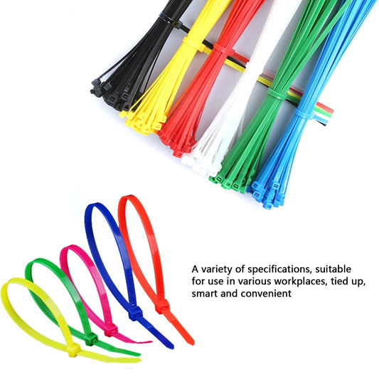 100 Cable Ties, 3Mm Wide, White Cable Zip Ties Heavy Duty 6 Inch, Premium Plastic Wire Ties With 18 Pounds V1189-LWWAL-20260325-02226