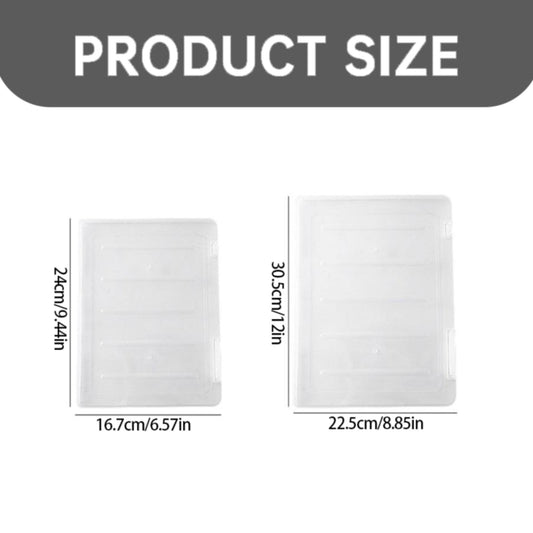 File Storage Box Transparent Small Jwdx Transparent File Box Storage Box Portable Supplies Holder for V1189-LWWAL-20260325-02238
