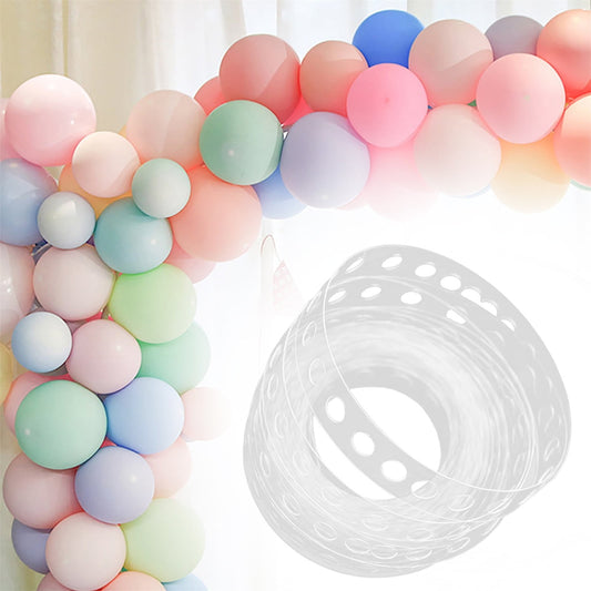 Adhesive Tape Jwdx Handmade Tape 5M Transparent Flexible Plastic Balloon Tape Strips for Birthday 110 Holes V1189-LWWAL-20260325-02240