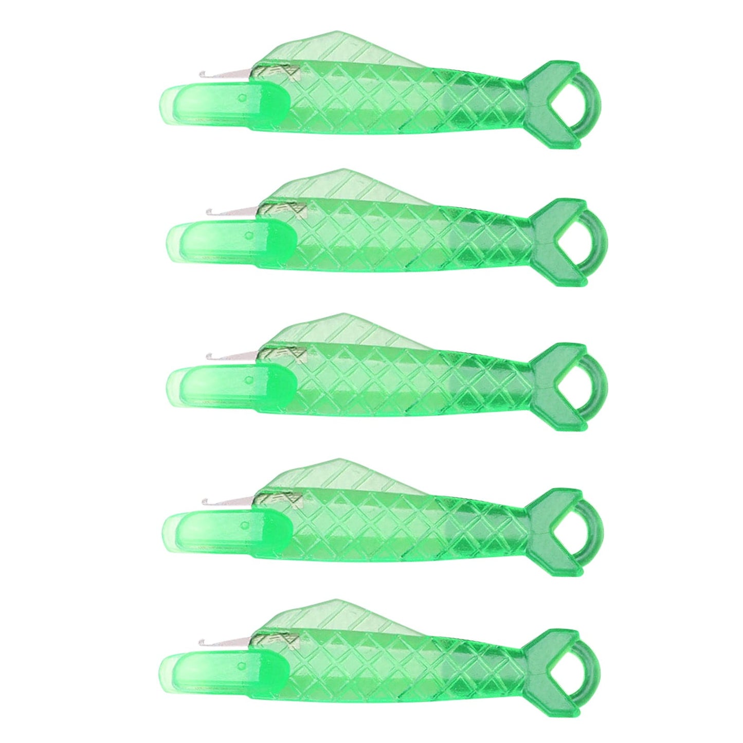 Jwdx Fish Shape Needle Threaders,Plastic Needle Threader,Wire Loop Diy 5Pcs Fish Shape Needle Threaders V1189-LWWAL-20260325-02245