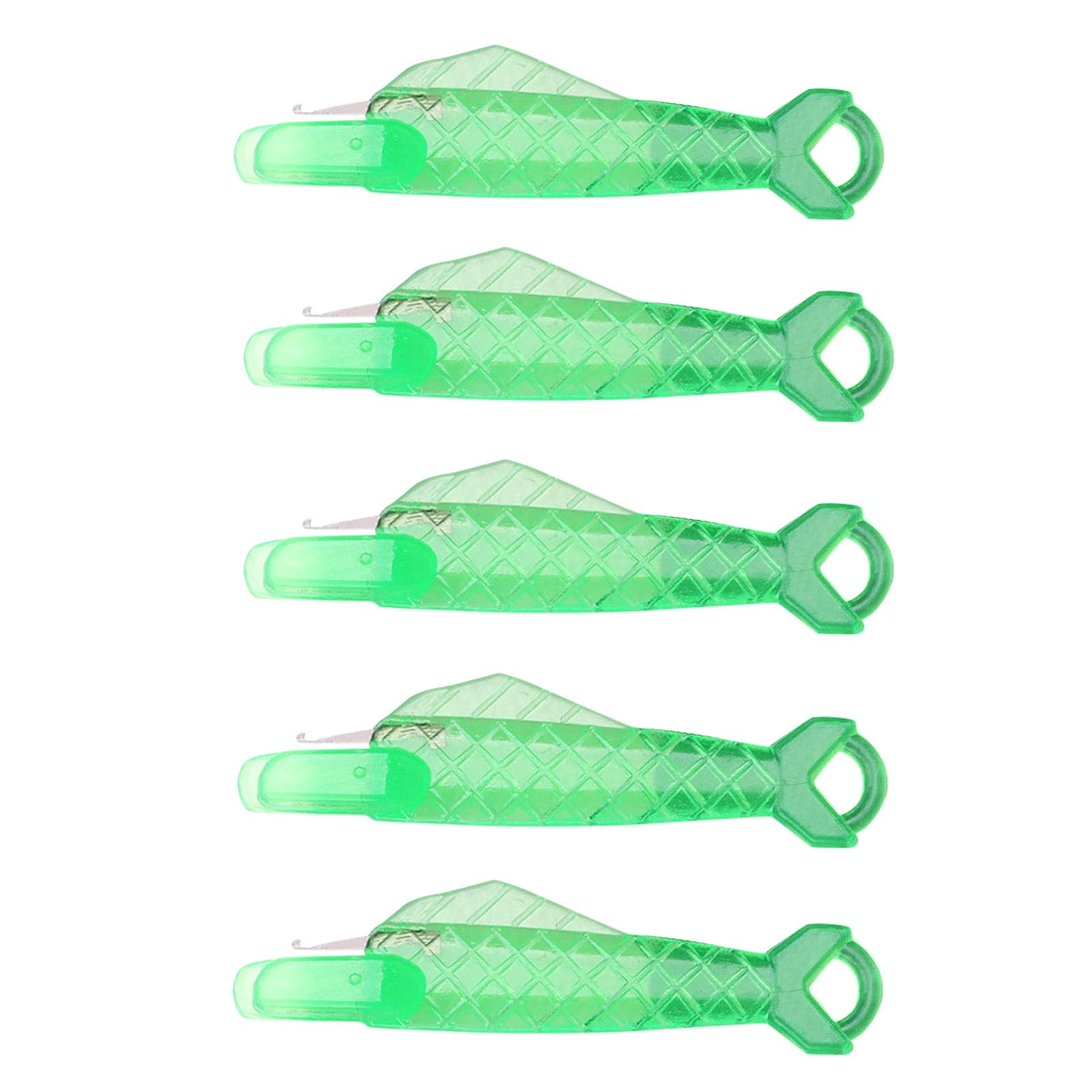 Jwdx Fish Shape Needle Threaders,Plastic Needle Threader,Wire Loop Diy 5Pcs Fish Shape Needle Threaders V1189-LWWAL-20260325-02245