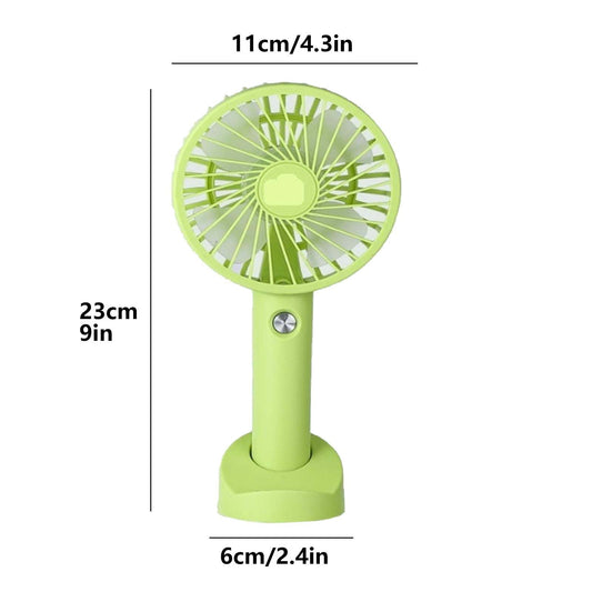 Mini Handheld Fan (White) Jwdx Portable Fan Powerful Handheld Fan Cute Design 3 Speed Personal Small Desk Fan V1189-LWWAL-20260325-02253