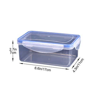 Grrvtrz ,Kitchen Refrigerator Rectangular Food Container Microwave Heat Plastic Lunch Box Food Lunch Box V1189-LWWAL-20260325-02267