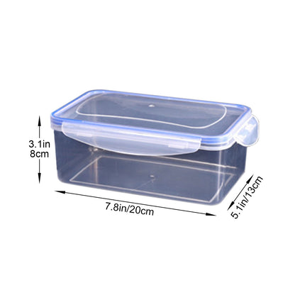 Grrvtrz ,Kitchen Refrigerator Rectangular Food Container Microwave Heat Plastic Lunch Box Food Lunch Box V1189-LWWAL-20260325-02268