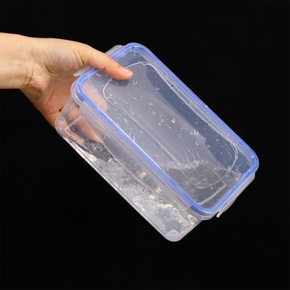 Grrvtrz ,Kitchen Refrigerator Rectangular Food Container Microwave Heat Plastic Lunch Box Food Lunch Box V1189-LWWAL-20260325-02269