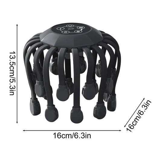 Grrvtrz Head Massagers Scalp Massagers Motorized Scalp Massagers with 20 Individual Massage Nodes 5 Modes and V1189-LWWAL-20260325-02272
