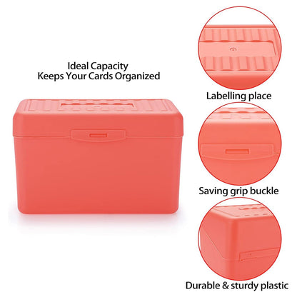 JWDX Hot Clearance! Index Card Holder Index Card Box Notecard Box Flash Card Holder Index Organizer, Storage V1189-LWWAL-20260325-02292