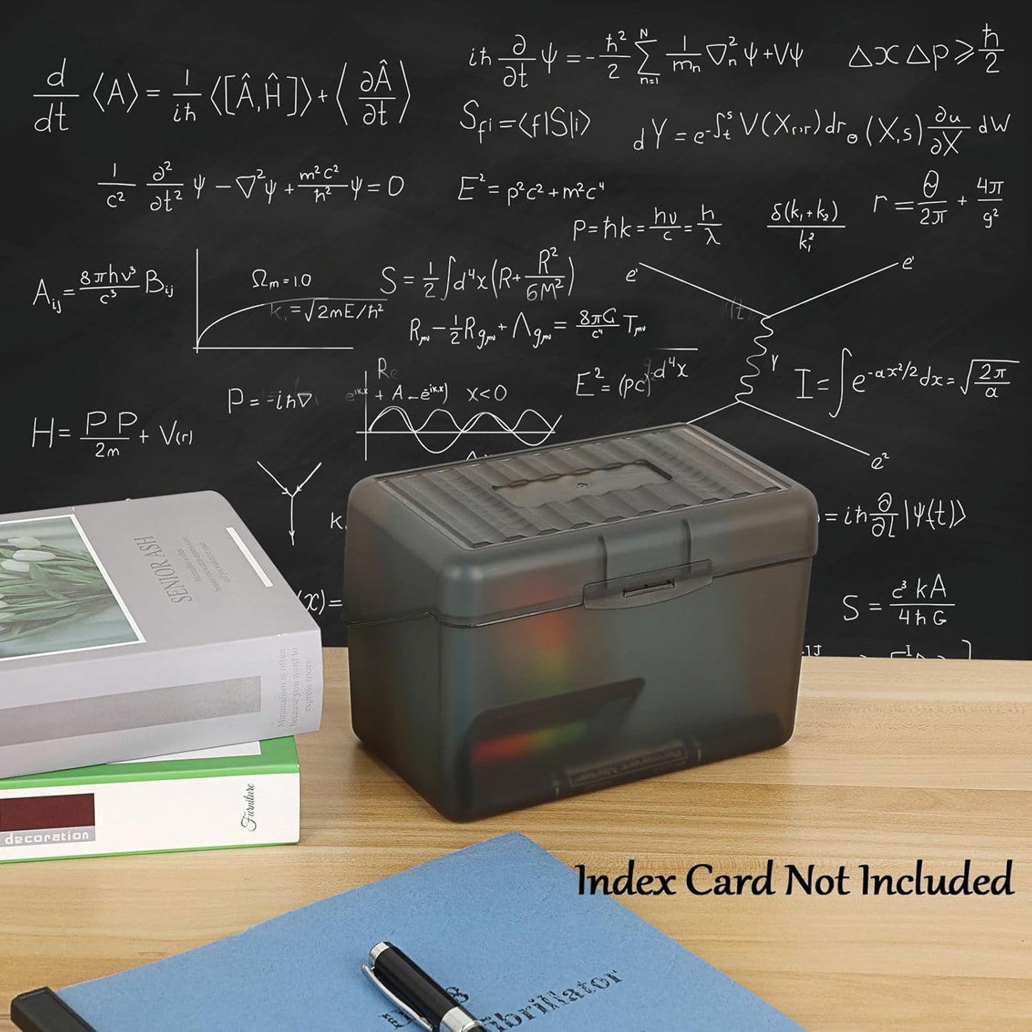 JWDX Hot Clearance! Index Card Holder Index Card Box Notecard Box Flash Card Holder Index Organizer, Storage V1189-LWWAL-20260325-02292