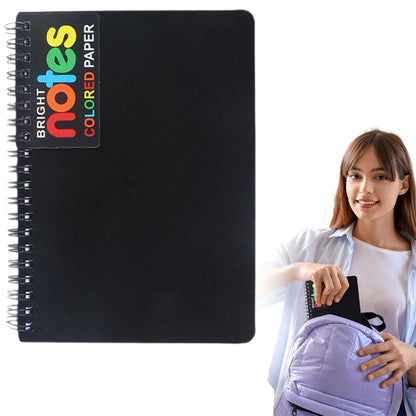 JWDX Hot Clearance! Notebooks Wirebound College Ruled Note Books Colored Lined Paper Perforated Notepad Memo V1189-LWWAL-20260325-02298