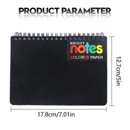 JWDX Hot Clearance! Notebooks Wirebound College Ruled Note Books Colored Lined Paper Perforated Notepad Memo V1189-LWWAL-20260325-02298
