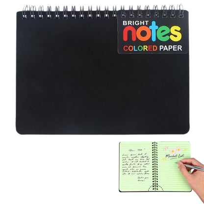 JWDX Hot Clearance! Notebooks Wirebound College Ruled Note Books Colored Lined Paper Perforated Notepad Memo V1189-LWWAL-20260325-02298
