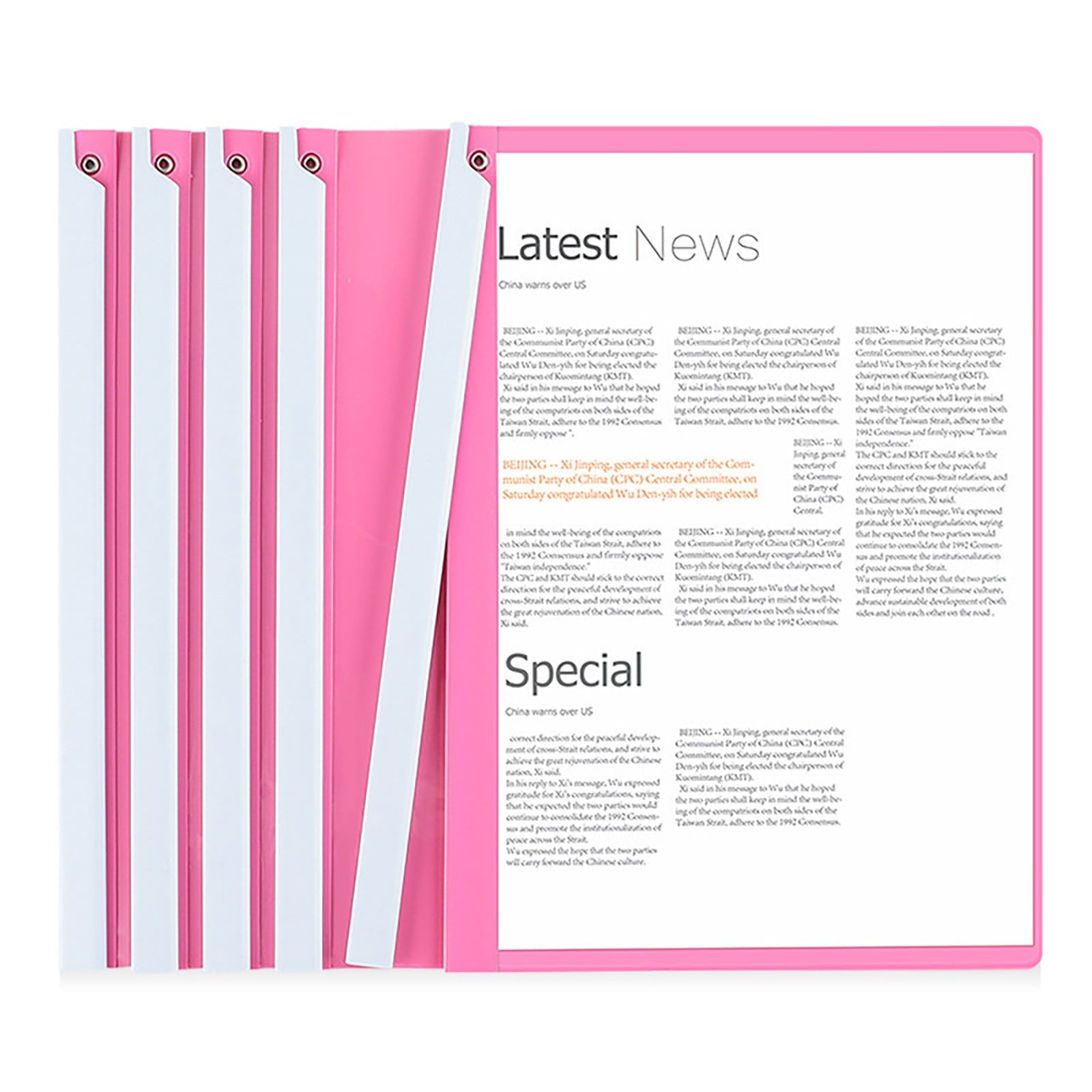 JWDX Hot Clearance! 1 Pack A4 Clear Front Report Covers Plastic Presentation Folders Resume Portfolio Folder V1189-LWWAL-20260325-02300