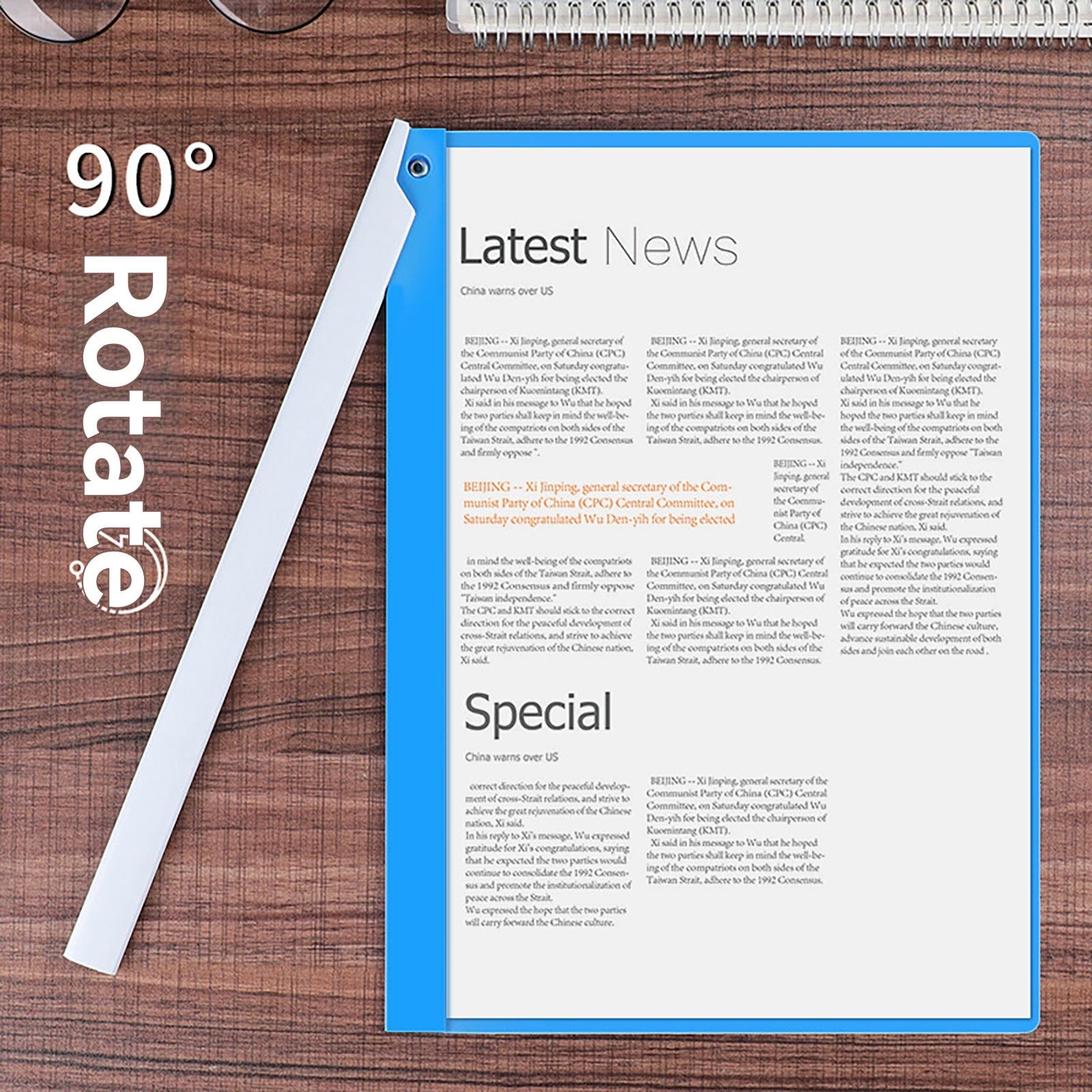 JWDX Hot Clearance! 1 Pack A4 Clear Front Report Covers Plastic Presentation Folders Resume Portfolio Folder V1189-LWWAL-20260325-02300