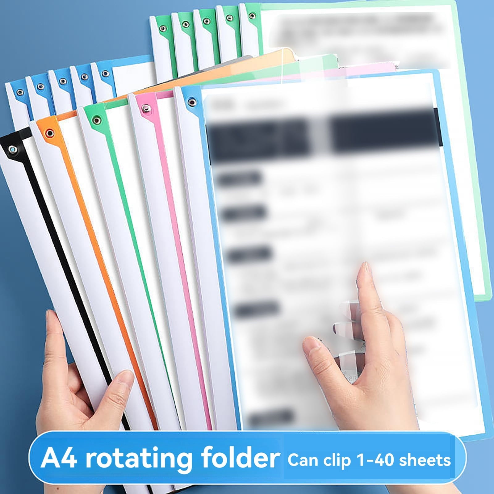 JWDX Hot Clearance! 1 Pack A4 Clear Front Report Covers Plastic Presentation Folders Resume Portfolio Folder V1189-LWWAL-20260325-02300