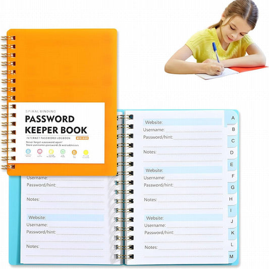 JWDX Hot Clearance! Password Book Password Book with Personal Alphabet Label Internet Address and Password V1189-LWWAL-20260325-02307
