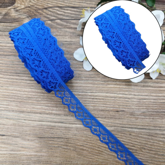 LGCASL 10 Yards Lace Ribbon 15mm Wide Trim Diy Fabric Decorative Sewing Rope Lace Cloth Strips Earrings V1189-LWWAL-20260325-02342