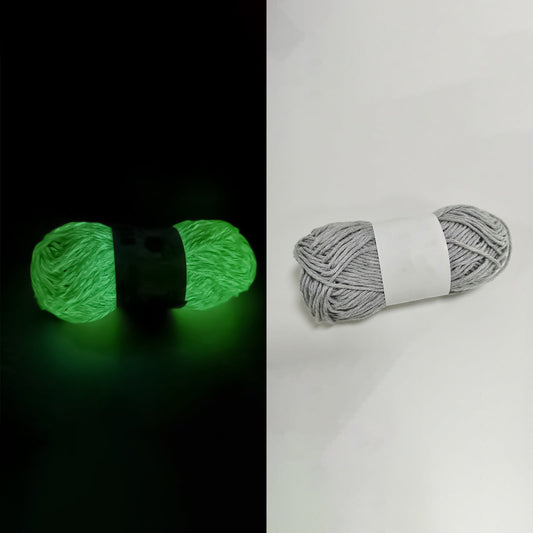 LGCASL Diy Glow in the Dark Yarn*1 Diy Glow Yarn Glow in the Dark Yarn for Crochet Glow Yarn for Knitting V1189-LWWAL-20260325-02402