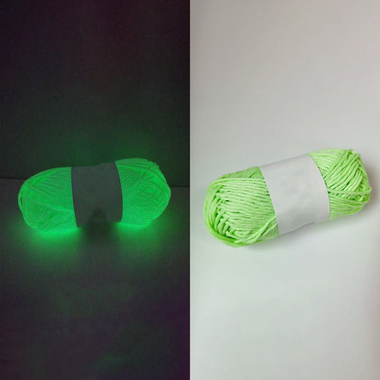 LGCASL Diy Glow in the Dark Yarn*1 Diy Glow Yarn Glow in the Dark Yarn for Crochet Glow Yarn for Knitting V1189-LWWAL-20260325-02403