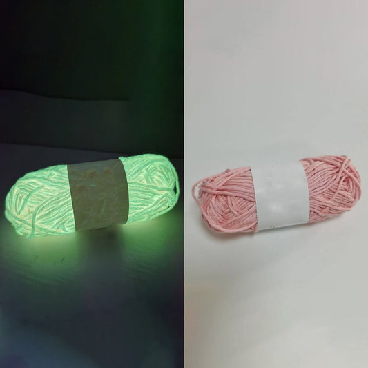 LGCASL Diy Glow in the Dark Yarn*1 Diy Glow Yarn Glow in the Dark Yarn for Crochet Glow Yarn for Knitting V1189-LWWAL-20260325-02406