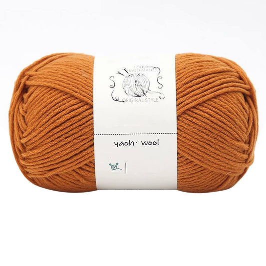 LGCASL Hand-Knitted Yarn #2 Pure White , 1Pc100G Hand Woven Cotton Yarn Soft Crochet Yarn for Hand Knitting V1189-LWWAL-20260325-02415