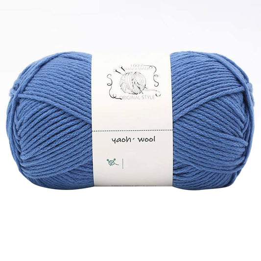 LGCASL Hand-Knitted Yarn #2 Pure White , 1Pc100G Hand Woven Cotton Yarn Soft Crochet Yarn for Hand Knitting V1189-LWWAL-20260325-02419