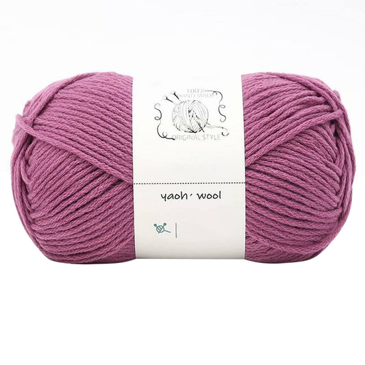 LGCASL Hand-Knitted Yarn #2 Pure White , 1Pc100G Hand Woven Cotton Yarn Soft Crochet Yarn for Hand Knitting V1189-LWWAL-20260325-02421