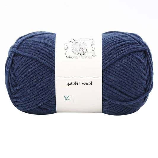 LGCASL Hand-Knitted Yarn #2 Pure White , 1Pc100G Hand Woven Cotton Yarn Soft Crochet Yarn for Hand Knitting V1189-LWWAL-20260325-02422