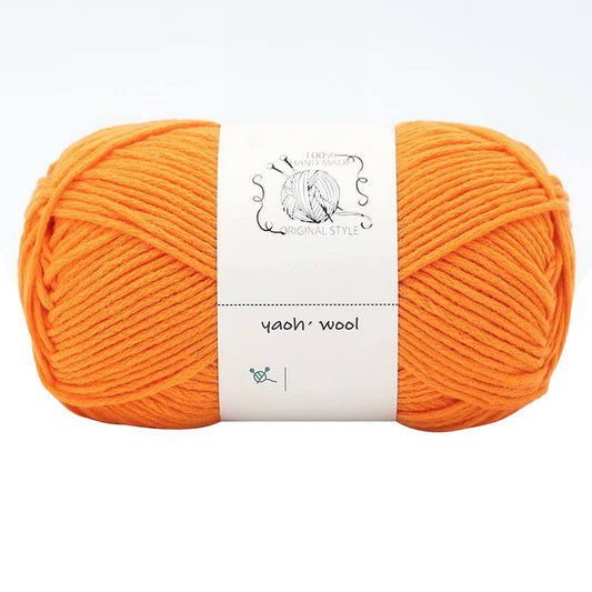 LGCASL Hand-Knitted Yarn #2 Pure White , 1Pc100G Hand Woven Cotton Yarn Soft Crochet Yarn for Hand Knitting V1189-LWWAL-20260325-02429