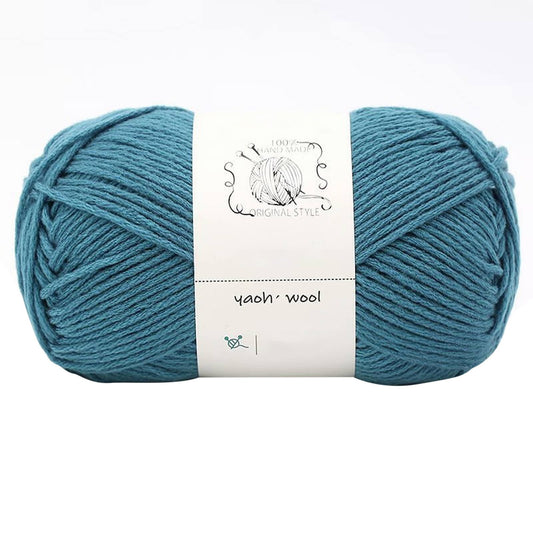 LGCASL Hand-Knitted Yarn #2 Pure White , 1Pc100G Hand Woven Cotton Yarn Soft Crochet Yarn for Hand Knitting V1189-LWWAL-20260325-02446