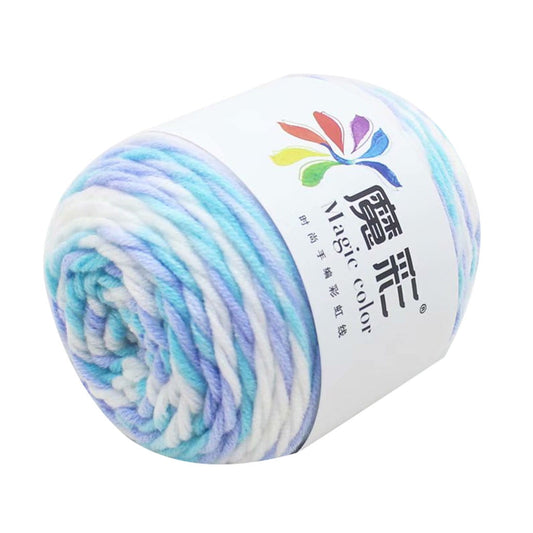 LGCASL Red and Pink Yarn, 5 Strands of Rainbow Cotton Crochet Diy Sweater Scarf Line Cotton Wool Thread No.17 V1189-LWWAL-20260325-02452