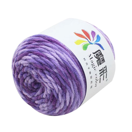 LGCASL Red and Pink Yarn, 5 Strands of Rainbow Cotton Crochet Diy Sweater Scarf Line Cotton Wool Thread No.17 V1189-LWWAL-20260325-02453