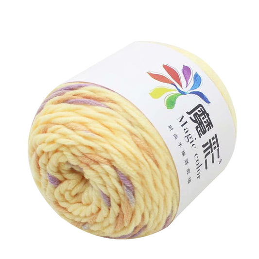 LGCASL Red and Pink Yarn, 5 Strands of Rainbow Cotton Crochet Diy Sweater Scarf Line Cotton Wool Thread No.17 V1189-LWWAL-20260325-02454