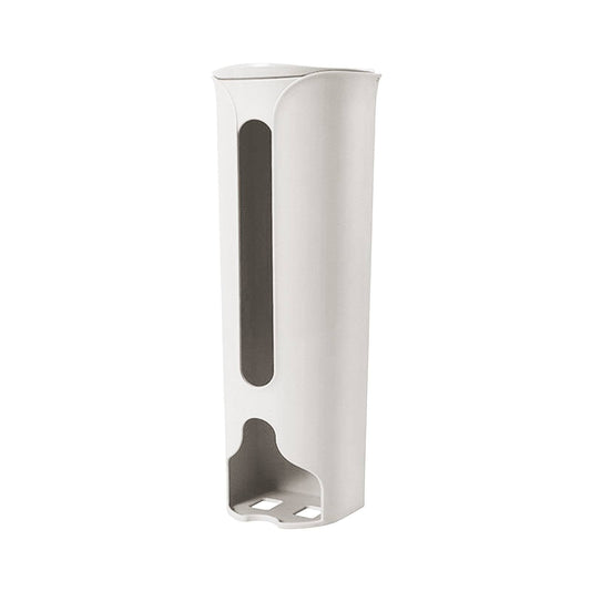 1 Storage Box Grocery Bag Holder Wall Mount Garbage Storage Bag Dispenser Hanging Can with Cover Kitchen Bag V1189-LWWAL-20260325-02469