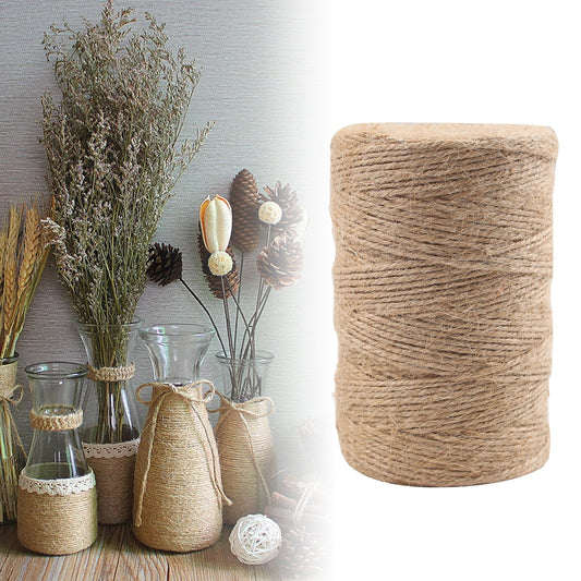 3-Strand Colorful Hemp Rope Diy Hand-Woven 2mm*200M Jute Rope Rope Made with Natural Fibers Its Tear Property V1189-LWWAL-20260325-02472